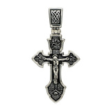 Крест из чернёного серебра