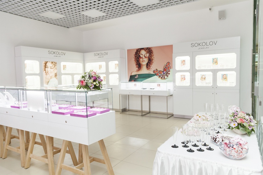Открытие брендовой секции SOKOLOV в Минске